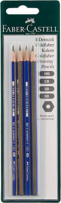 Faber-Castell Goldfaber Dereceli Kurşun Kalem, HB-2B-3B-5B (5504112598) - 1