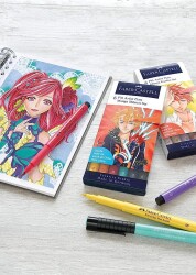 Faber-Castell Pitt Artist Pen Manga 6lı set, Kaoiro - 3