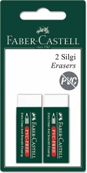 Faber-Castell Plastik Silgi 7085/20, Beyaz, 2 Adet - 1