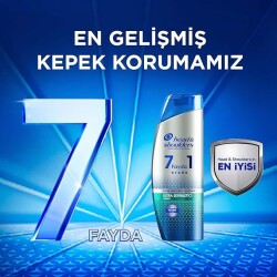 Head & Shoulders Şampuan 7 Fayda 1 Arada Ekstra Serinletici His ve Kepeğe Karşı Etkili Güçlü Formül 300 ml - 2