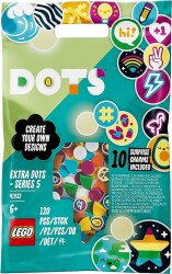 LEGO® Dots Ekstra Dots – Seri 5 (41932) - Yaratıcı Faaliyetleri Seven Çocuklar İçin El Sanatları Yapım Seti (120 Parça) - 1