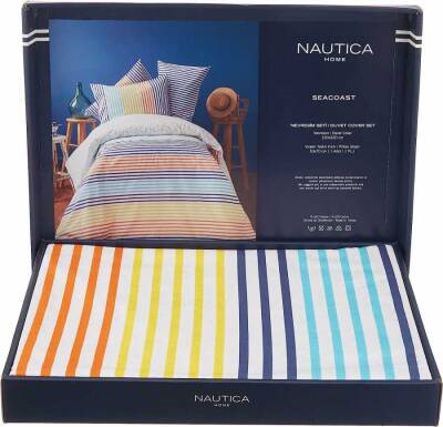 Nautica Home Sea Coast %100 Pamuk Tek Kişilik Nevresim Seti - 4