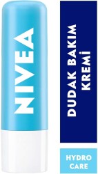 NIVEA Hydro Care Dudak Bakım Kremi, 24 Saat Nem, Aloe Vera, Saf Su ve Doğal Yağlar, SPF 15, Gün Boyu Dudak Bakımı, 4,8g - 2