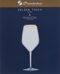 Paşabahçe Golden Touch Ayaklı Bardak 360cc - 6'Lı - 4