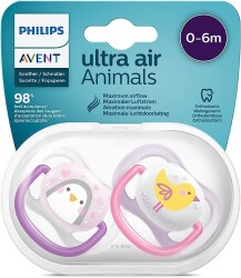 Philips Avent Ultra Air Emzik 0-6 Ay, Kız (SCF080/06) - 1