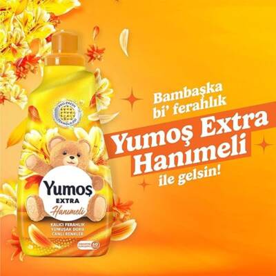 Yumoş Extra Konsantre Yumuşatıcı Hanımeli 1440 ml 60 Yıkama  - 5