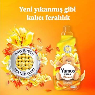 Yumoş Extra Konsantre Yumuşatıcı Hanımeli 1440 ml 60 Yıkama  - 6